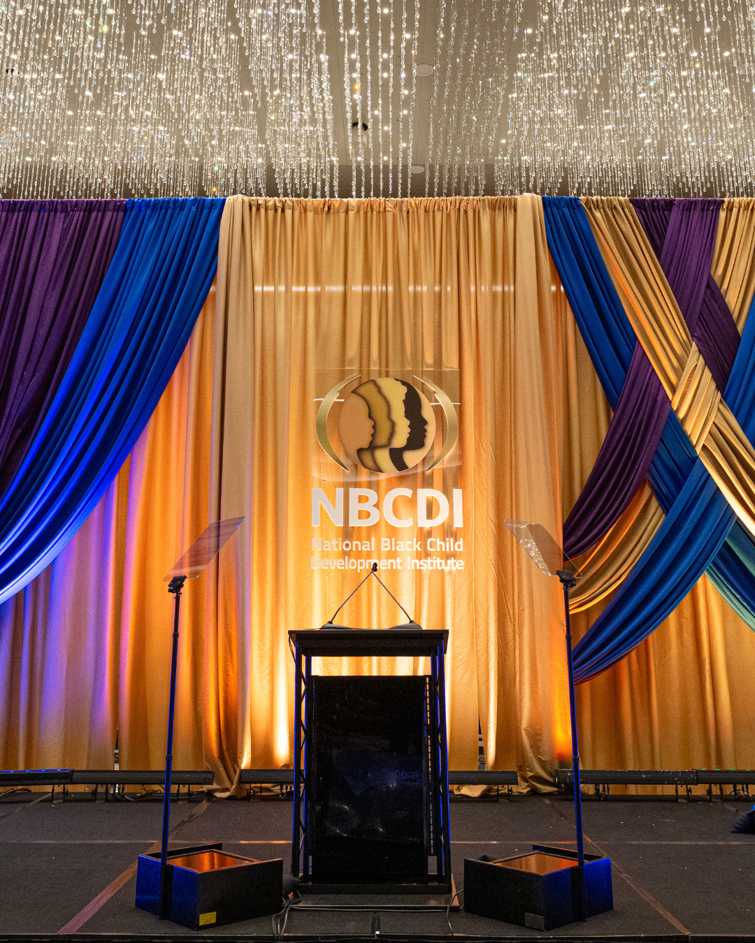 nbcdi, nbcdi conference, modular image, wm events, conference, hyatt regency, custom branding, branded event, thematic event, corporate events, social events, event planning, event management, event design, green floral, vibrant colors, non-profit, not for profit