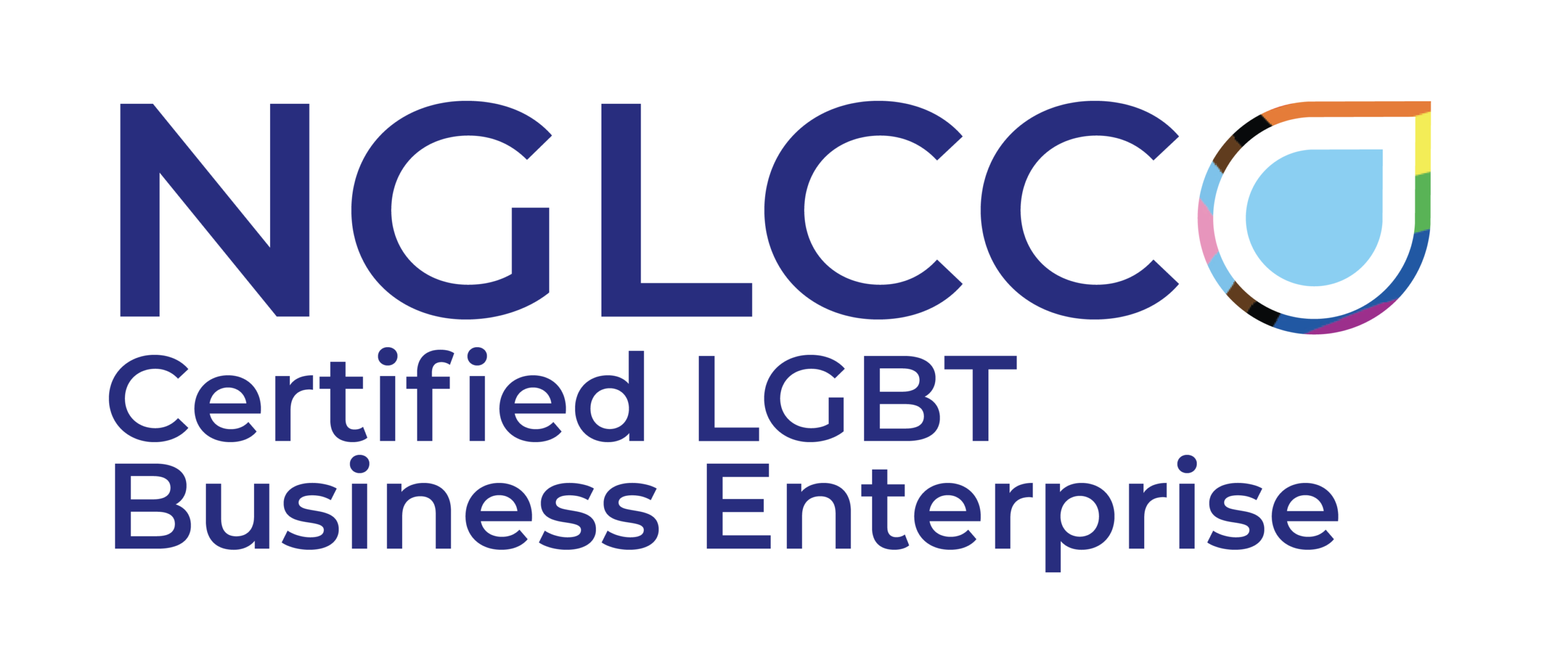 Logo LGBT+ arc-en-ciel bleu transparent 1